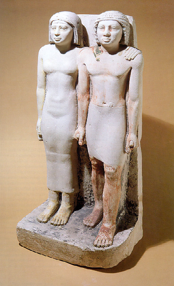 pair statue from the Tomb of Ikhetneb